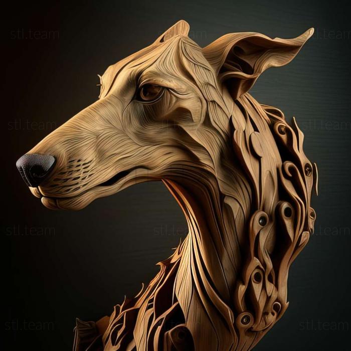 3D model Gelert mythology famous animal (STL)
